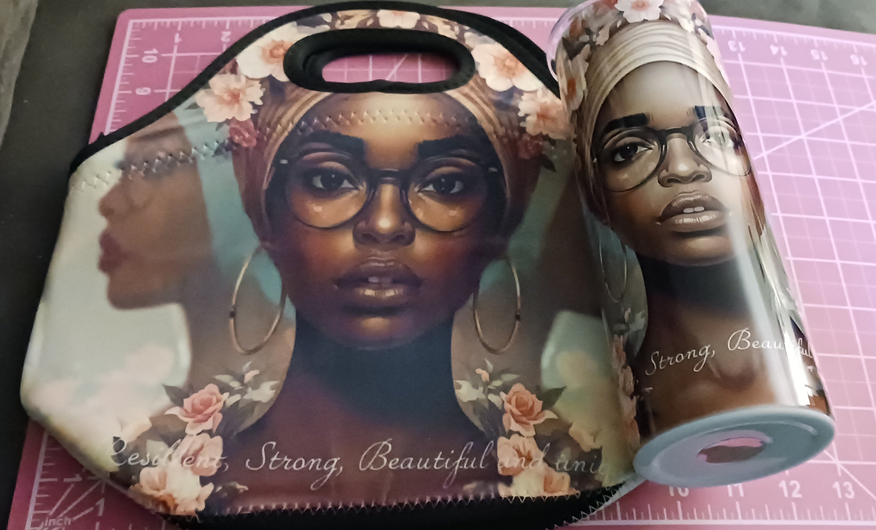 Tumbler with matching lunch