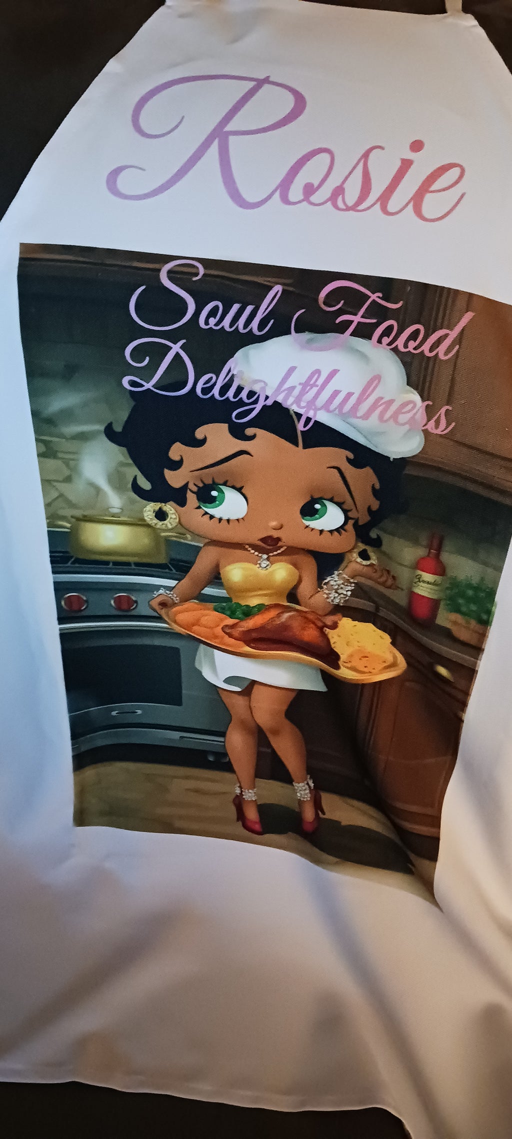 Sublimated apron and two pot holders