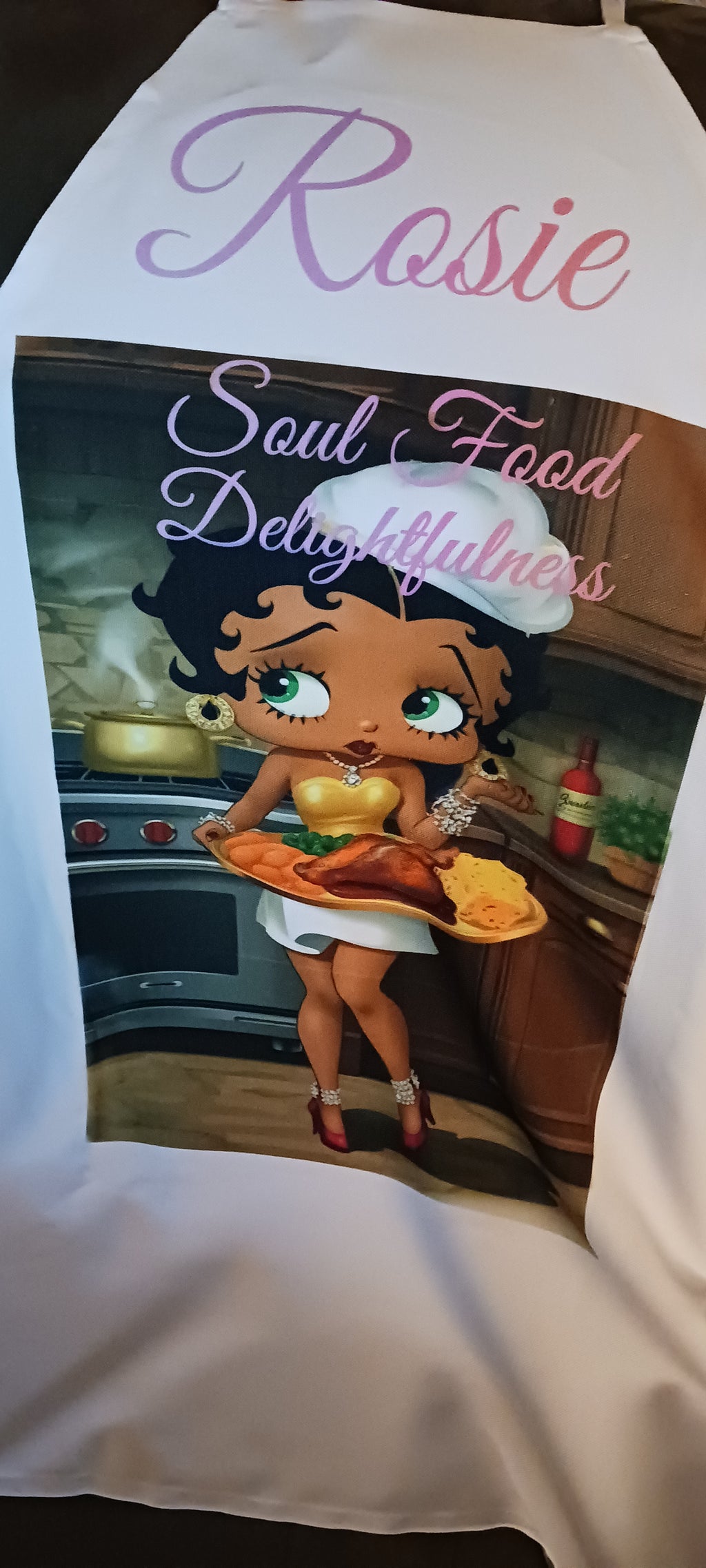 Sublimated apron and two pot holders