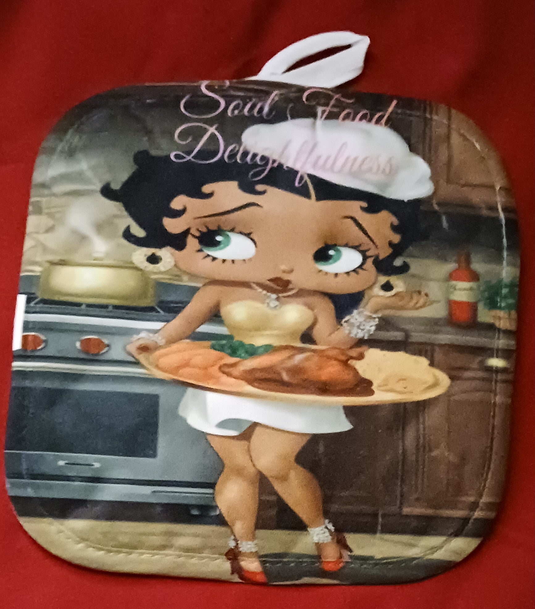 Sublimated apron and two pot holders