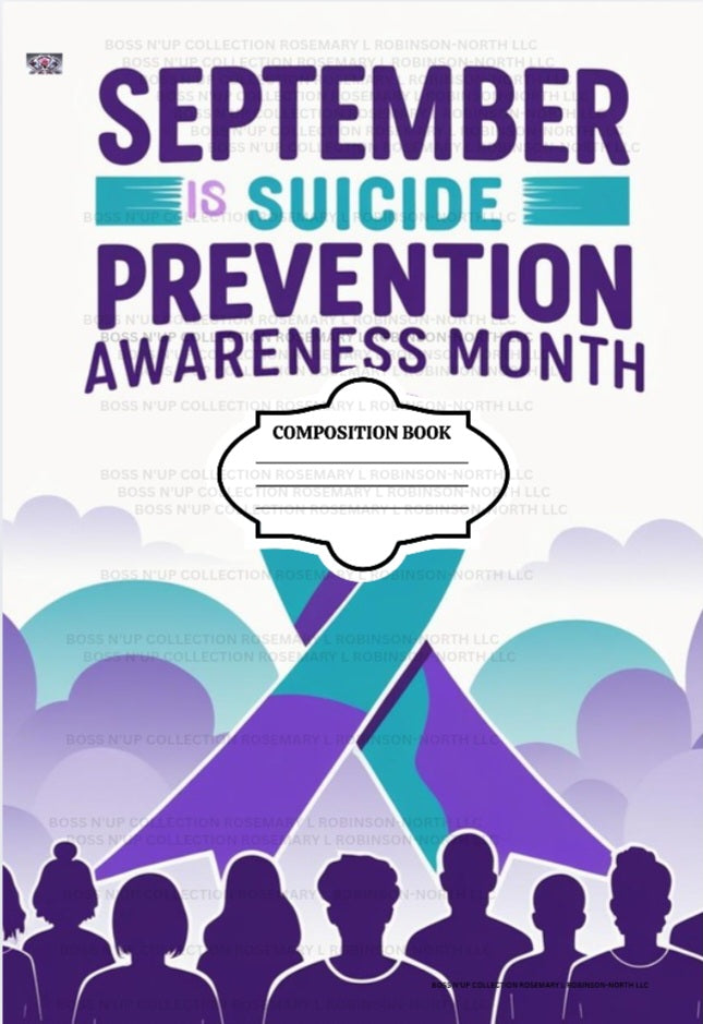 Suicide Prevention Month composition book