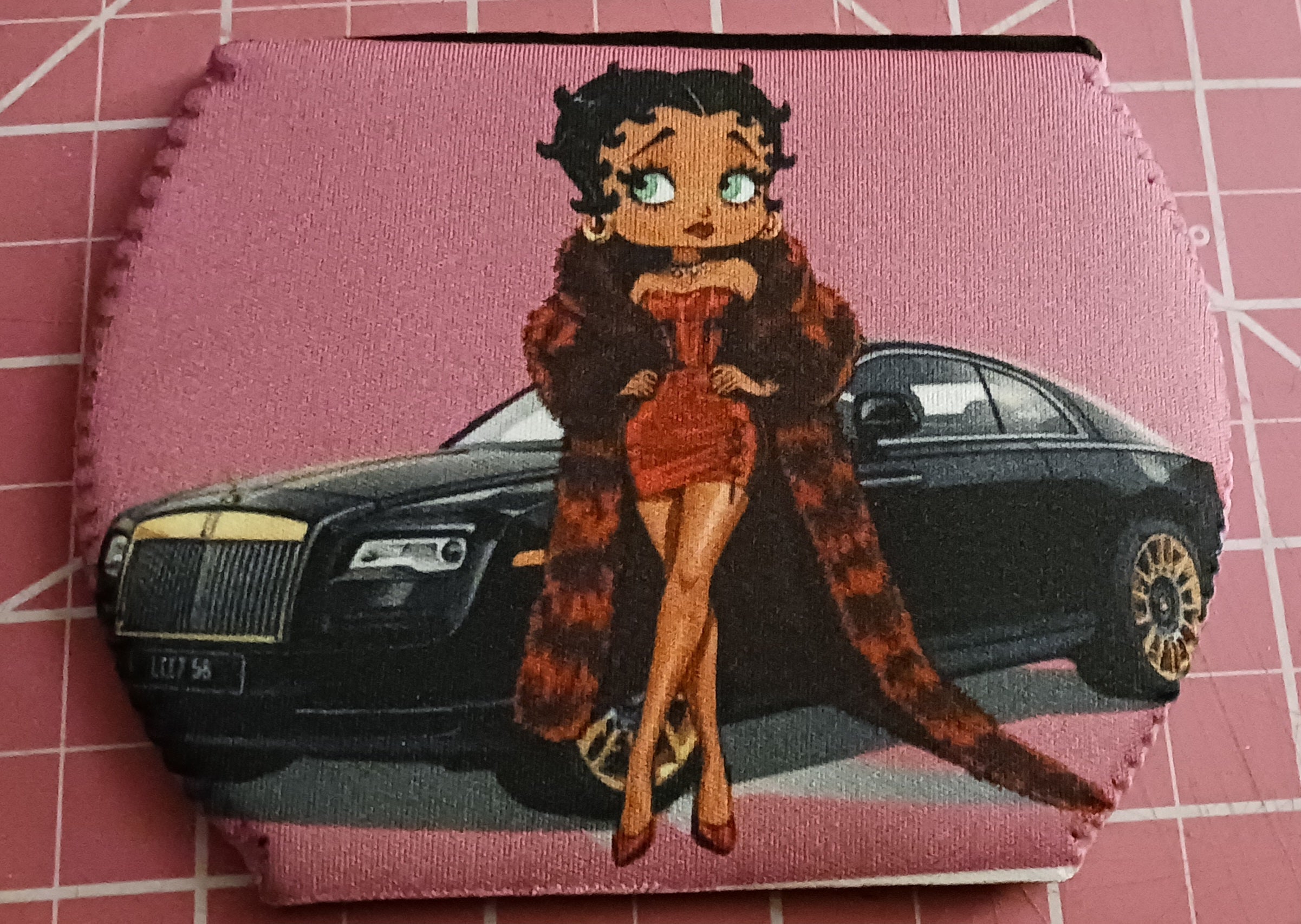 Boss Lady and car wine glass sleeve set of 6